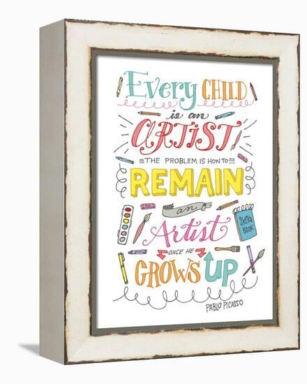 Every Child Is an Artist-Elizabeth Caldwell-Framed Premier Image Canvas