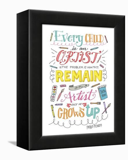 Every Child Is an Artist-Elizabeth Caldwell-Framed Premier Image Canvas