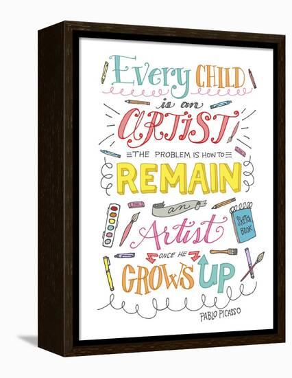 Every Child Is an Artist-Elizabeth Caldwell-Framed Premier Image Canvas