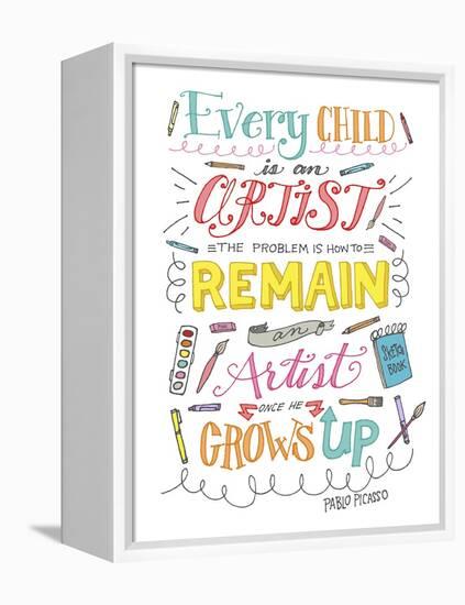 Every Child Is an Artist-Elizabeth Caldwell-Framed Premier Image Canvas