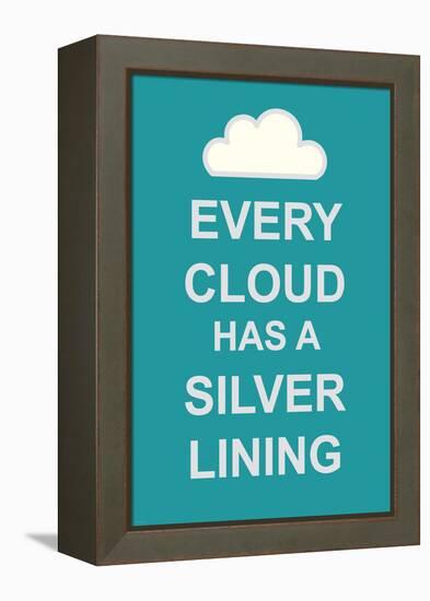 Every Cloud Has A Silver Lining-The Vintage Collection-Framed Stretched Canvas