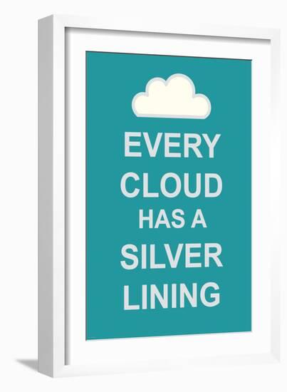 Every Cloud Has A Silver Lining-The Vintage Collection-Framed Art Print