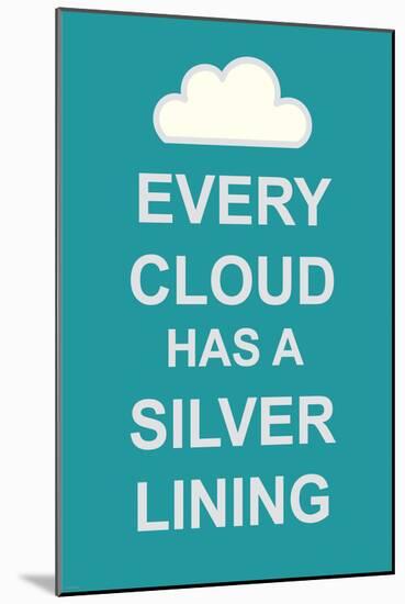 Every Cloud Has A Silver Lining-The Vintage Collection-Mounted Art Print