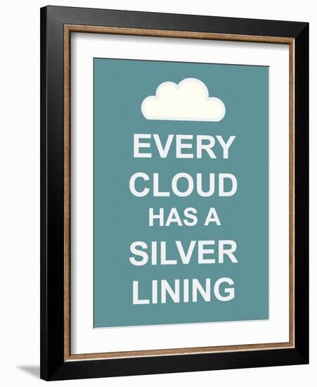 Every Cloud Has A Silver Lining-The Vintage Collection-Framed Art Print