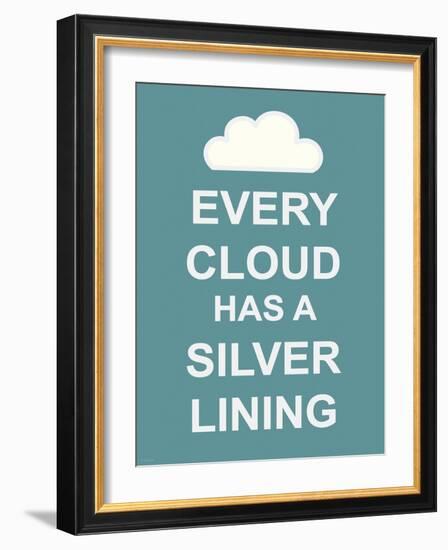 Every Cloud Has A Silver Lining-The Vintage Collection-Framed Art Print