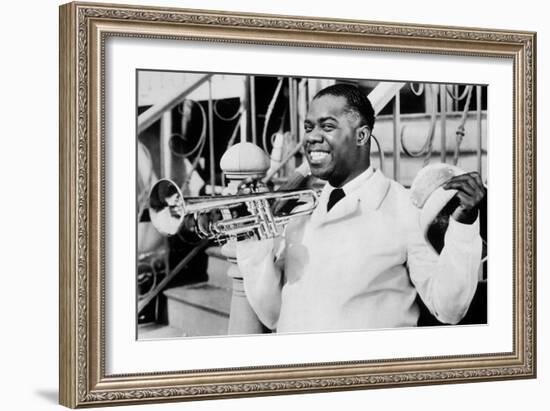 Every Day's a Holiday by Edward Sutherland with Louis Armstrong 1938-null-Framed Photo