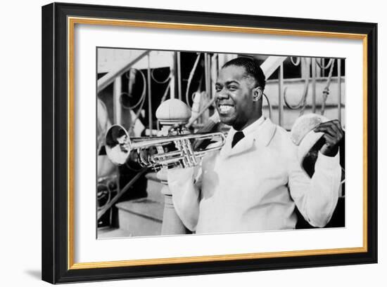 Every Day's a Holiday by Edward Sutherland with Louis Armstrong 1938-null-Framed Photo