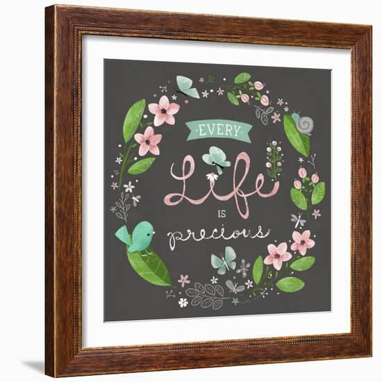 Every Life Is Precious-Heather Rosas-Framed Art Print