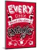 Every Little Thing She Does Is Magic - Tommy Human Cartoon Print-Tommy Human-Mounted Art Print