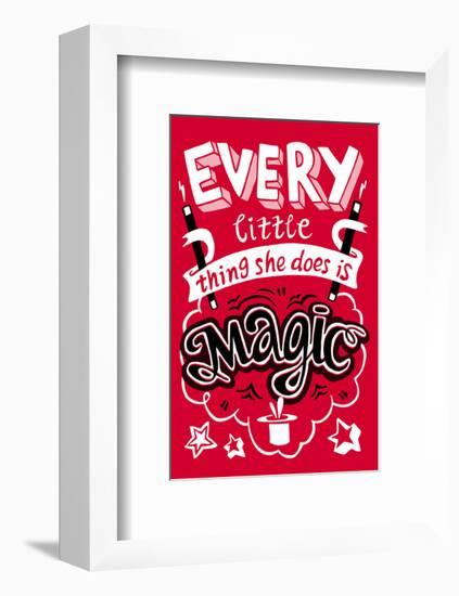 Every Little Thing She Does Is Magic - Tommy Human Cartoon Print-Tommy Human-Framed Giclee Print