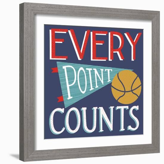 Every Point Counts-Heather Rosas-Framed Art Print