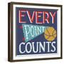 Every Point Counts-Heather Rosas-Framed Art Print