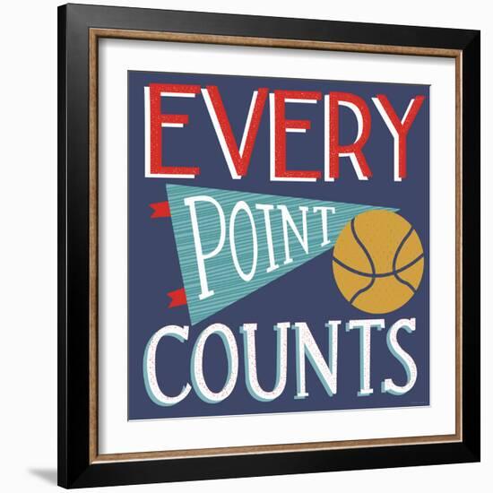 Every Point Counts-Heather Rosas-Framed Art Print