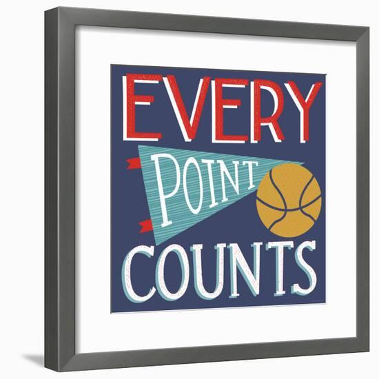 Every Point Counts-Heather Rosas-Framed Art Print