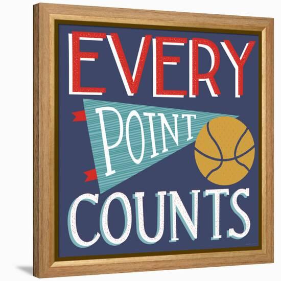 Every Point Counts-Heather Rosas-Framed Stretched Canvas