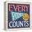 Every Point Counts-Heather Rosas-Framed Stretched Canvas