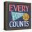 Every Point Counts-Heather Rosas-Framed Stretched Canvas