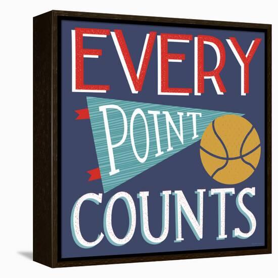 Every Point Counts-Heather Rosas-Framed Stretched Canvas