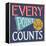 Every Point Counts-Heather Rosas-Framed Stretched Canvas