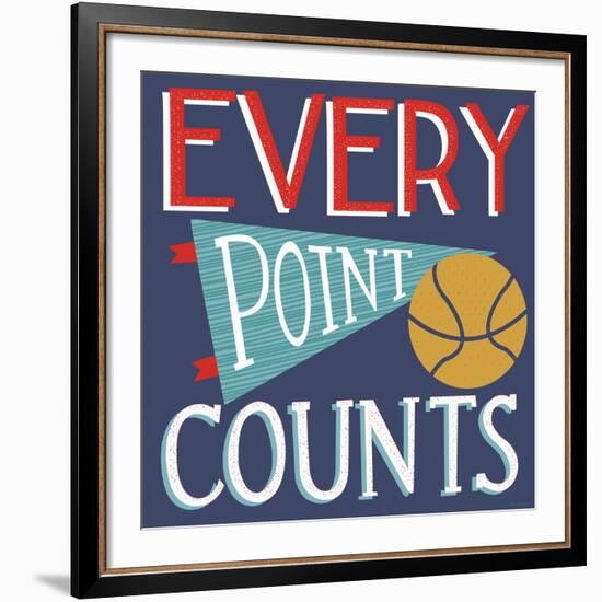 Every Point Counts-Heather Rosas-Framed Art Print