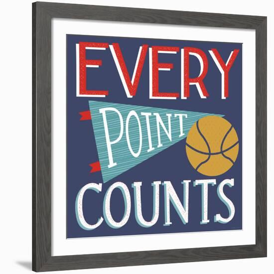 Every Point Counts-Heather Rosas-Framed Art Print