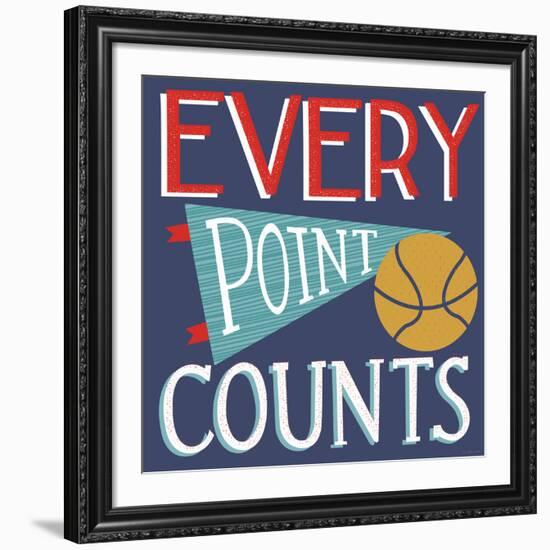 Every Point Counts-Heather Rosas-Framed Art Print