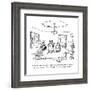 "Every time Mother speaks, Howard, you join in and finish her sentences in?" - New Yorker Cartoon-George Booth-Framed Premium Giclee Print