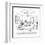 "Every time Mother speaks, Howard, you join in and finish her sentences in?" - New Yorker Cartoon-George Booth-Framed Premium Giclee Print