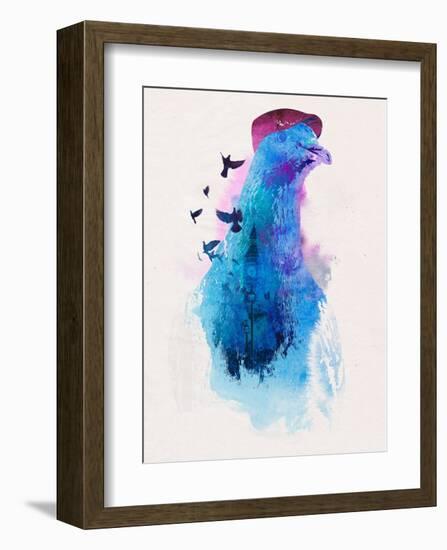 Everybody Flies to London-Robert Farkas-Framed Art Print