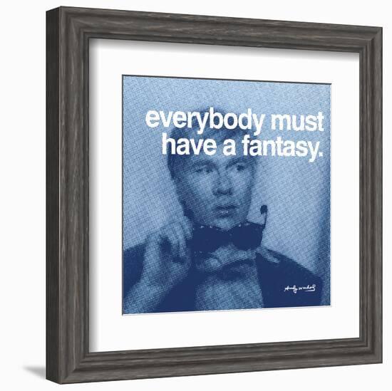 Everybody must have a fantasy-null-Framed Art Print