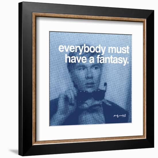 Everybody must have a fantasy-null-Framed Art Print