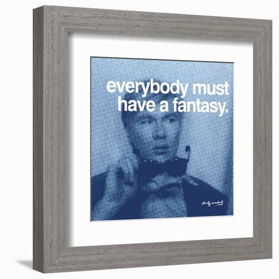 Everybody must have a fantasy-null-Framed Art Print