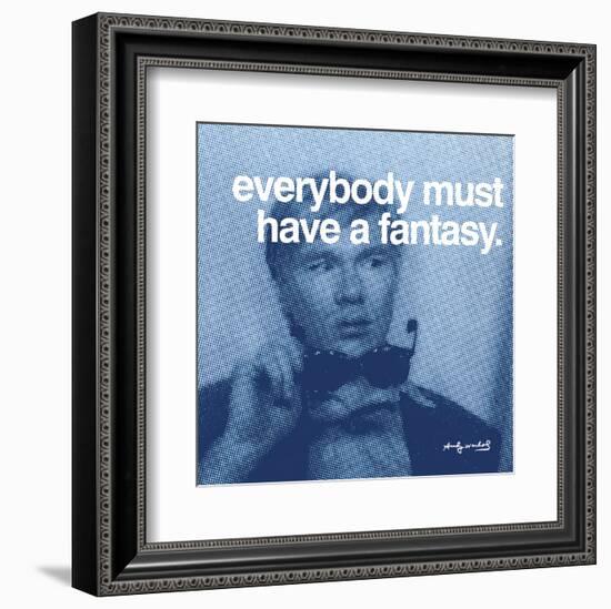 Everybody must have a fantasy-null-Framed Art Print