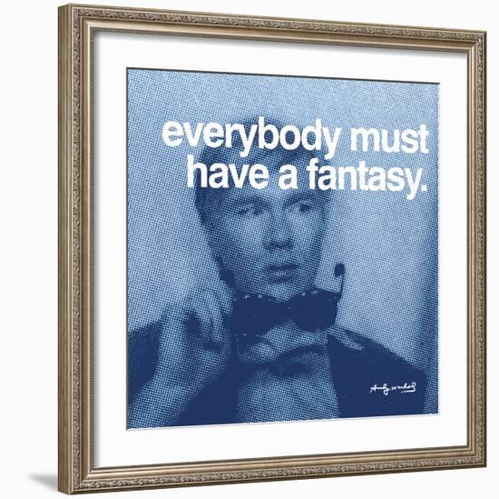 Everybody must have a fantasy-null-Framed Art Print