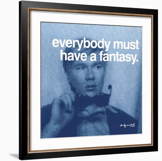 Everybody must have a fantasy-null-Framed Art Print