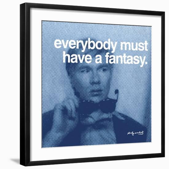 Everybody must have a fantasy-null-Framed Art Print