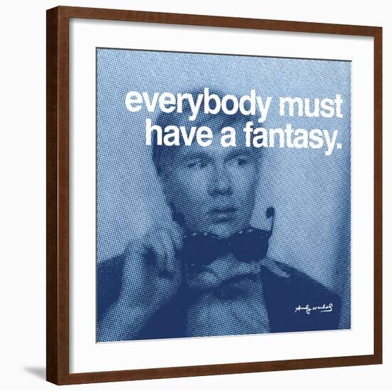 Everybody must have a fantasy-null-Framed Art Print