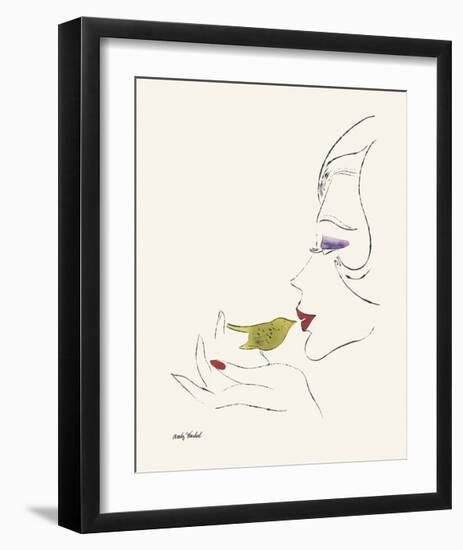 Everybody's Not a Beauty (Bird)-Andy Warhol-Framed Giclee Print