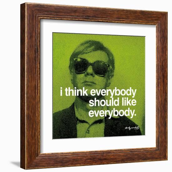 Everybody--Framed Art Print