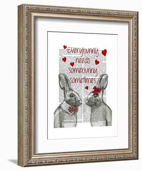 Everybunny-Fab Funky-Framed Art Print