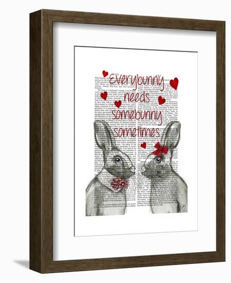 Everybunny-Fab Funky-Framed Art Print