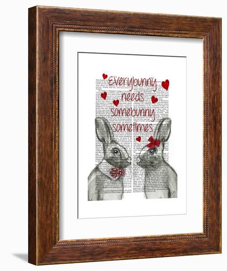 Everybunny-Fab Funky-Framed Art Print