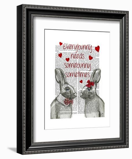 Everybunny-Fab Funky-Framed Art Print