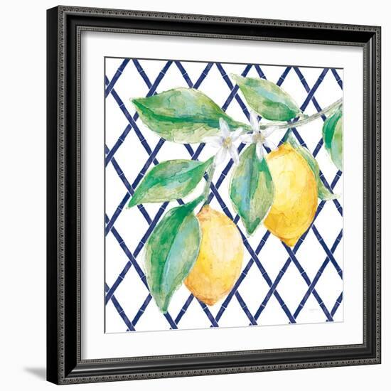 Everyday Chinoiserie Lemons II-Mary Urban-Framed Art Print