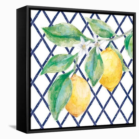 Everyday Chinoiserie Lemons II-Mary Urban-Framed Stretched Canvas