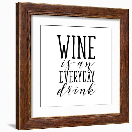 Everyday Drink-Sd Graphics Studio-Framed Art Print