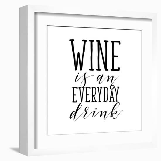 Everyday Drink-Sd Graphics Studio-Framed Art Print