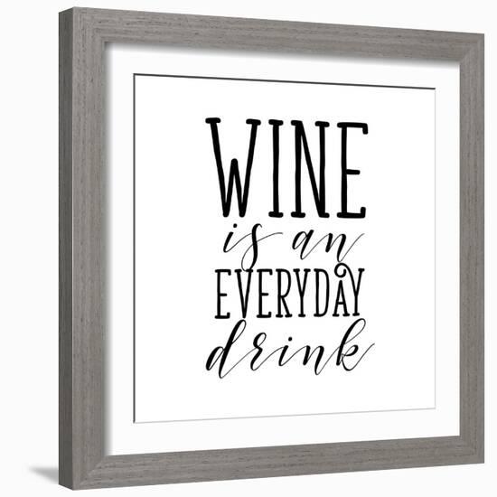 Everyday Drink-Sd Graphics Studio-Framed Art Print