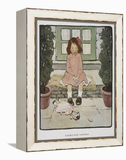 Everyday Fairy Book-Jessie Willcox-Smith-Framed Premier Image Canvas