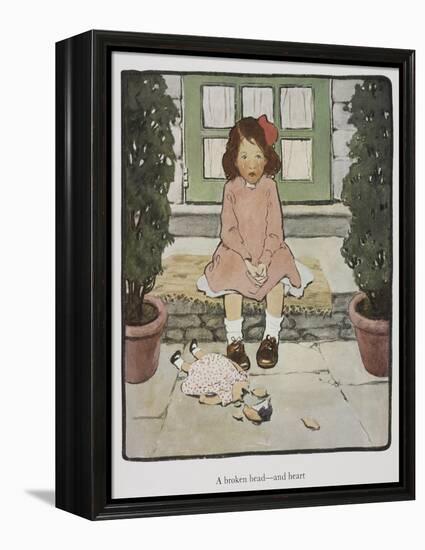 Everyday Fairy Book-Jessie Willcox-Smith-Framed Premier Image Canvas